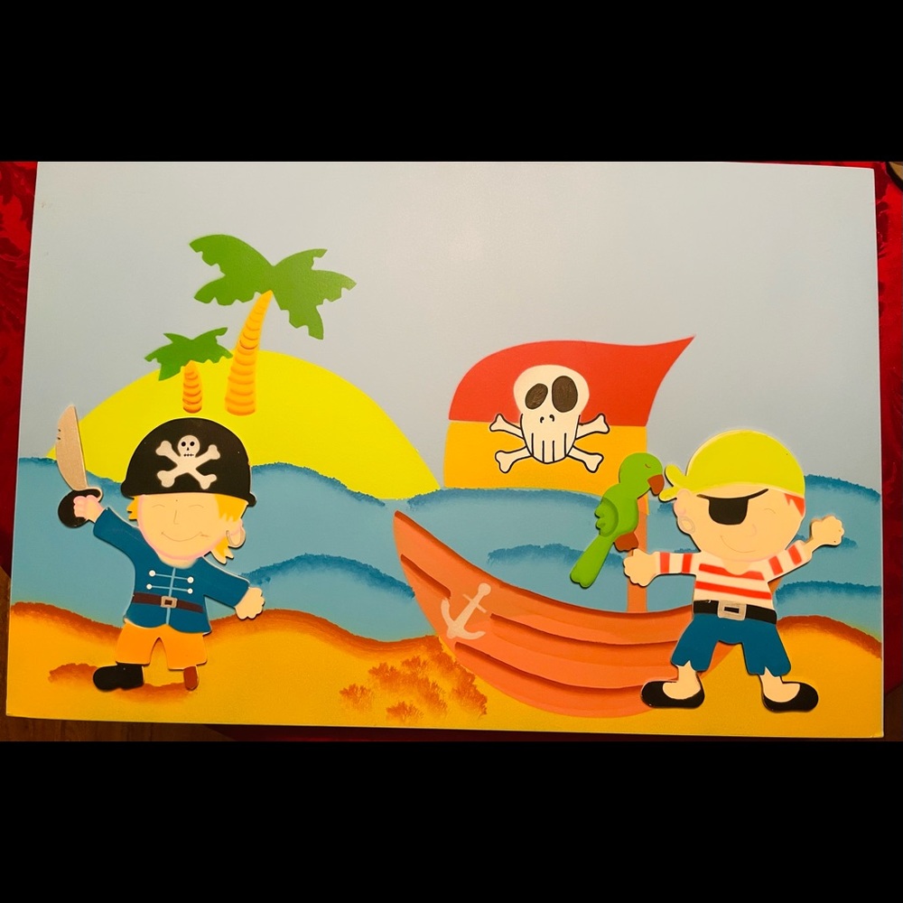 Pirate painting (wood)